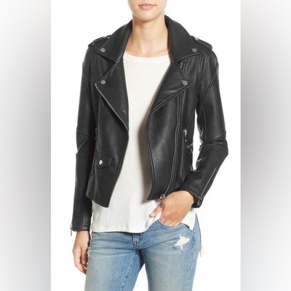 BLANKNYC 'Easy Rider' Faux Leather Moto Jacket